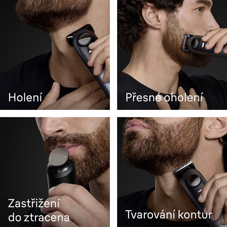 Braun Series 7 BT7540 zastřihovač vousů + 10 stylingových nástrojů