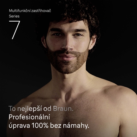 Braun All-In-One Series 7 AIO7580 sada pro péči o vlasy, vousy a tělo 15v1