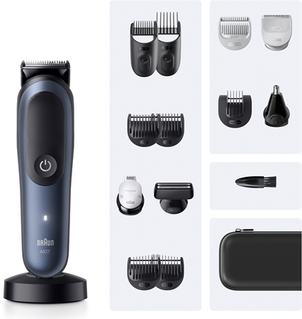 Braun All-In-One Series 7 AIO7580 zestaw do pielęgnacji włosów, zarostu i ciała 15 w 1