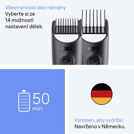 Braun All-In-One Series 3 AIO3500 sada na úpravu vlasů a vousů 4 v 1