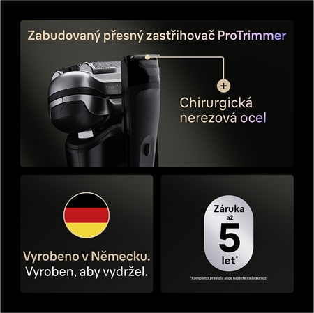 Braun Series 9 PRO+ 9600s elektrický holicí strojek