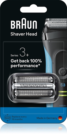 Braun Series 3+ 32B Spare Heads for shaving with an electric razor