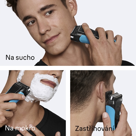 Braun Series 3+ 3040s elektrický holicí strojek