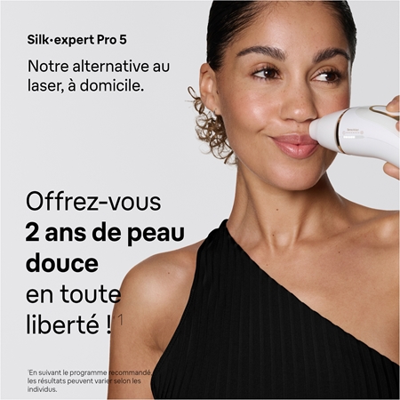 Braun IPL Silk·expert Pro 5 PL5210 dispositif intelligent pour épilation IPL