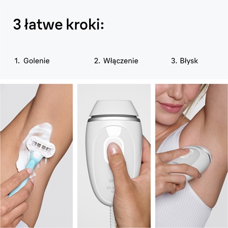 Braun IPL Silk·expert Mini PL1115 depilator IPL do ciała, twarzy, okolic bikini i pach