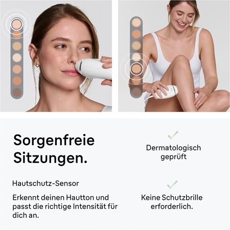 Braun IPL Silk·expert Mini PL1115 IPL Haarentferner für Körper, Gesicht, Bikini- und Achselbereich