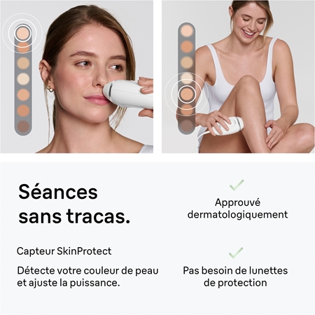 Braun IPL Silk·expert Mini PL1115 épilateur IPL corps, visage, bikini et aisselles