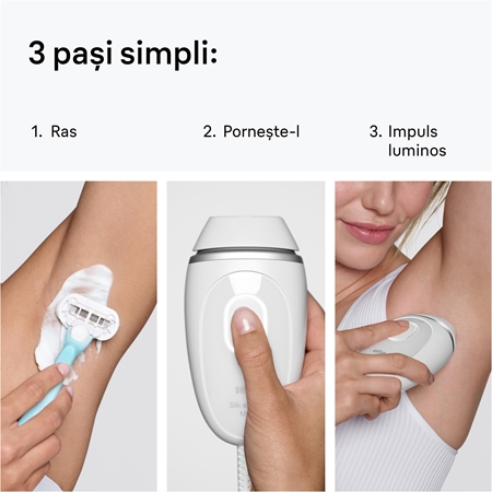 Braun IPL Silk·expert Mini PL1115 epilator IPL pentru corp, față, zona inghinală și axile