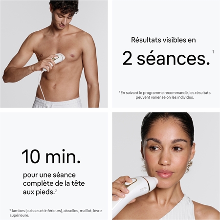 Braun IPL Silk·expert Pro 5 PL5221 dispositif intelligent pour épilation IPL pour le corps, le visage, le maillot et les aisselles