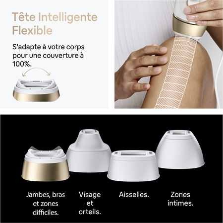 Braun IPL Silk·expert Pro 5 PL5412 dispositif intelligent pour épilation IPL pour le corps, le visage, le maillot et les aisselles