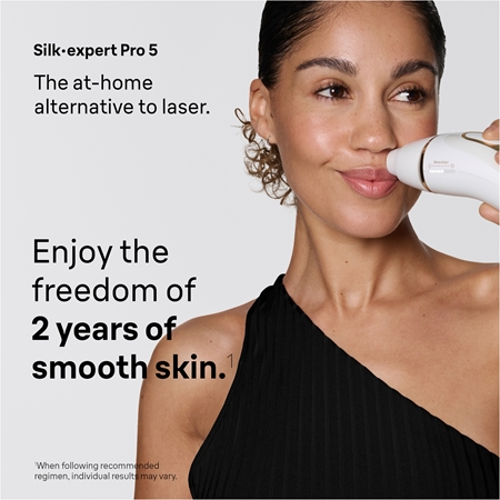 Braun IPL Silk·expert Pro 5 PL5412 smart IPL device for hair removal for the body, face, bikini area and underarms