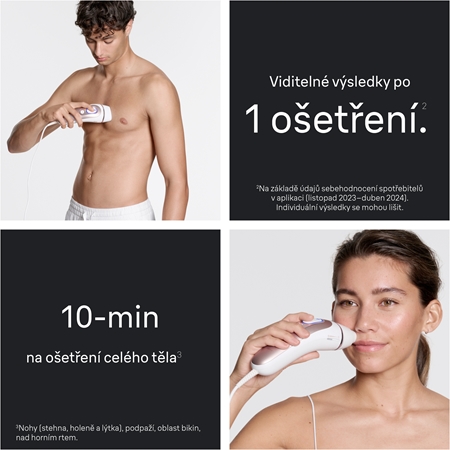 Braun Smart IPL Skin i·expert PL7321 chytré IPL zařízení pro odstranění chloupků na tělo, tvář, oblast bikin a podpaží