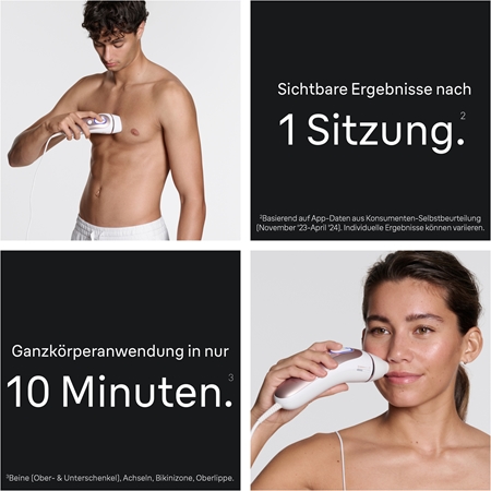 Braun Smart IPL Skin i·expert PL7321 intelligenter IPL-Haarentferner für Körper, Gesicht, Bikini- und Achselbereich