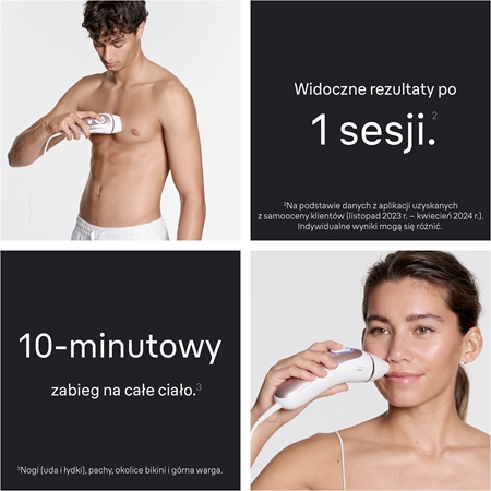Braun Smart IPL Skin i·expert PL7321 inteligentne urządzenie IPL do usuwania owłosienia na ciało, twarz, okolice bikini i pachy