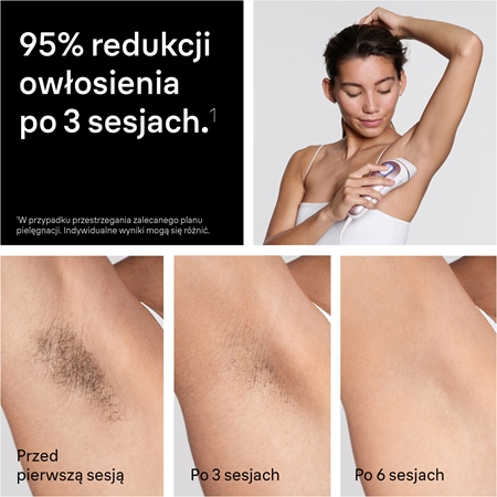 Braun Smart IPL Skin i·expert PL7321 inteligentne urządzenie IPL do usuwania owłosienia na ciało, twarz, okolice bikini i pachy