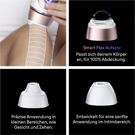 Braun Smart IPL Skin i·expert PL7321 intelligenter IPL-Haarentferner für Körper, Gesicht, Bikini- und Achselbereich