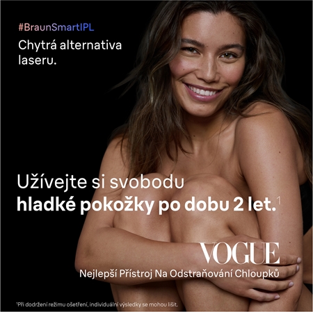 Braun Smart IPL Skin i·expert PL7321 chytré IPL zařízení pro odstranění chloupků na tělo, tvář, oblast bikin a podpaží