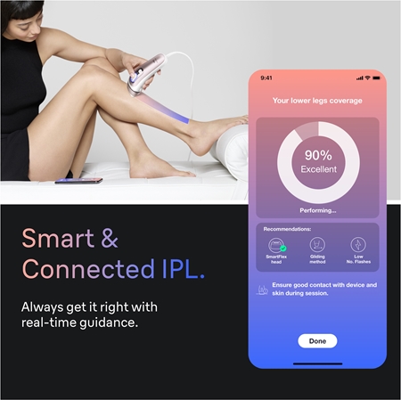 Braun Smart IPL Skin i·expert PL7321 смарт IPL уред за отстраняване на косъмчета за тяло, лице, бикини зона и подмишници