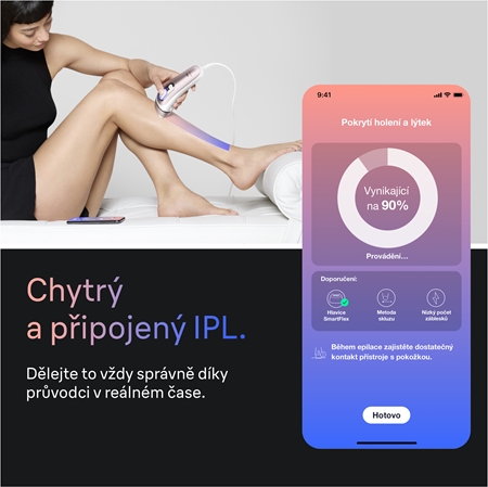 Braun Smart IPL Skin i·expert PL7321 chytré IPL zařízení pro odstranění chloupků na tělo, tvář, oblast bikin a podpaží