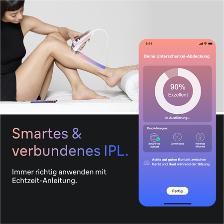 Braun Smart IPL Skin i·expert PL7321 intelligenter IPL-Haarentferner für Körper, Gesicht, Bikini- und Achselbereich