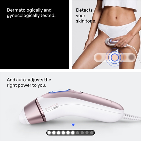 Braun Smart IPL Skin i·expert PL7321 смарт IPL уред за отстраняване на косъмчета за тяло, лице, бикини зона и подмишници