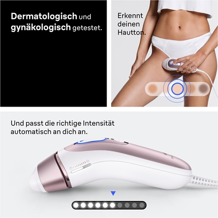Braun Smart IPL Skin i·expert PL7321 intelligenter IPL-Haarentferner für Körper, Gesicht, Bikini- und Achselbereich