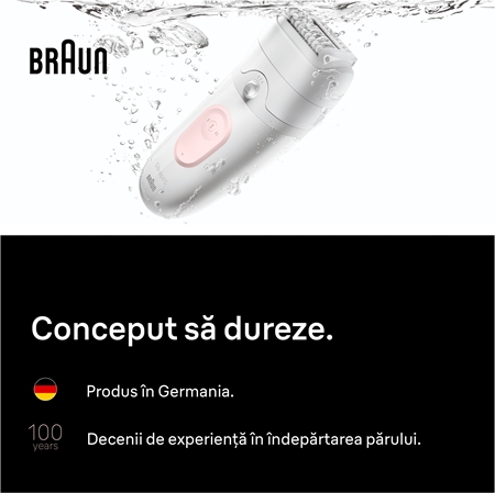 Braun Silk-épil 5 SE5-011 epilator pentru depilare umedă și uscată