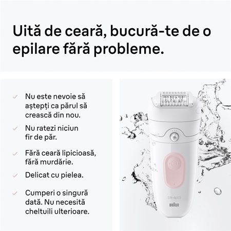 Braun Silk-épil 5 SE5-011 epilator pentru depilare umedă și uscată