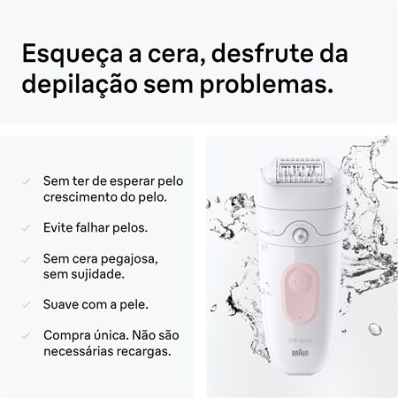 Braun Silk-épil 5 5-251 depiladora para depilação a seco e a molhado