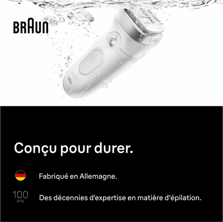 Braun Silk-épil 7 7-030 épilateur pour un rasage à sec ou sur peau humide