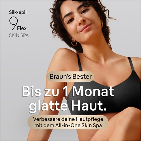 Braun Silk-épil 9 Flex SkinSpa 9-481 3D Epilierer mit voll flexiblem Kopf für die Nass- und Trockenrasur