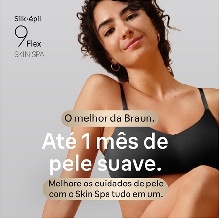 Braun Silk-épil 9 Flex SkinSpa 9-481 3D depiladora com cabeça totalmente flexível para depilação a seco e a molhado