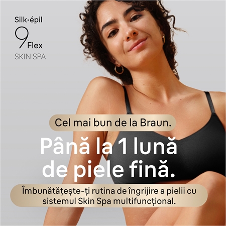 Braun Silk-épil 9 Flex SkinSpa 9-481 3D epilator cu cap complet flexibil pentru depilare umedă și uscată
