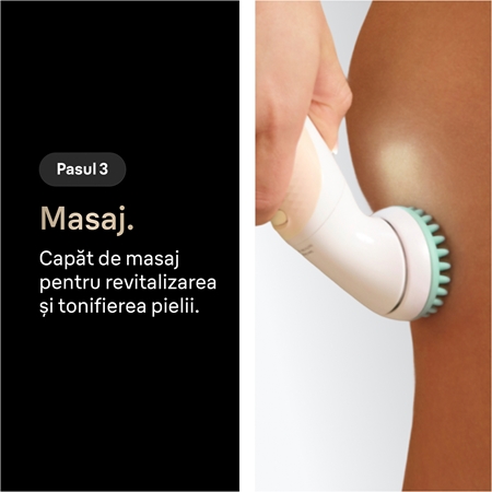 Braun Silk-épil 9 Flex SkinSpa 9-481 3D epilator cu cap complet flexibil pentru depilare umedă și uscată