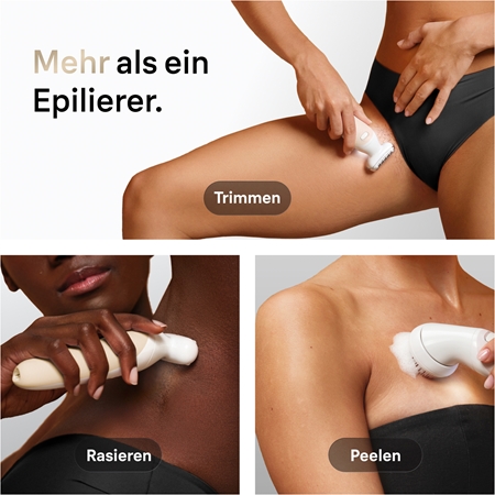 Braun Silk-épil 9 9-060 3D Epilierer mit voll flexiblem Kopf für die Nass- und Trockenrasur