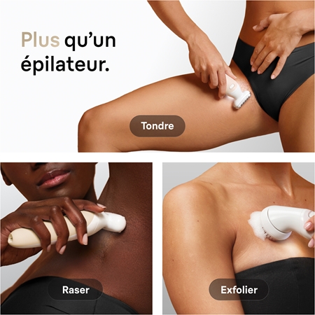 Braun Silk-épil 9 9-060 3D épilateur à tête entièrement flexible pour un rasage à sec ou sur peau humide