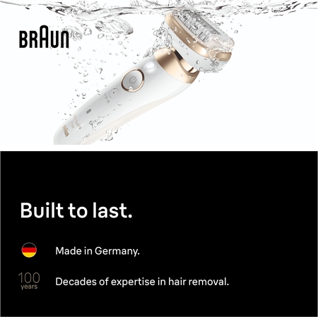 Braun Silk-épil 9 9-060 3D epilator with fully flexible head for wet or dry shaving