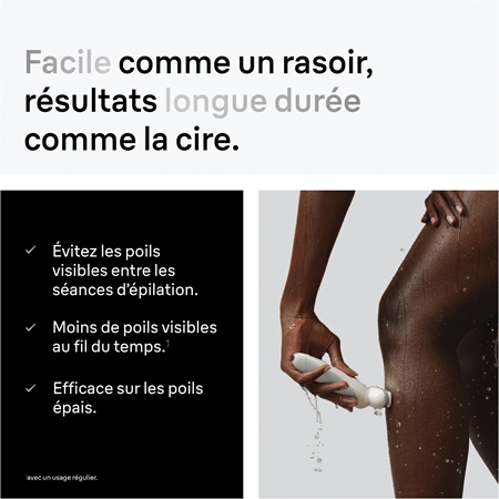 Braun Silk-épil 9 9-241 épilateur à tête entièrement flexible pour un rasage à sec ou sur peau humide