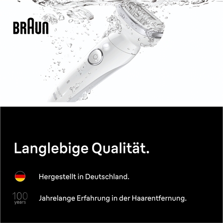 Braun Silk-épil 9 9-241 Epilierer mit voll flexiblem Kopf für die Nass- und Trockenrasur