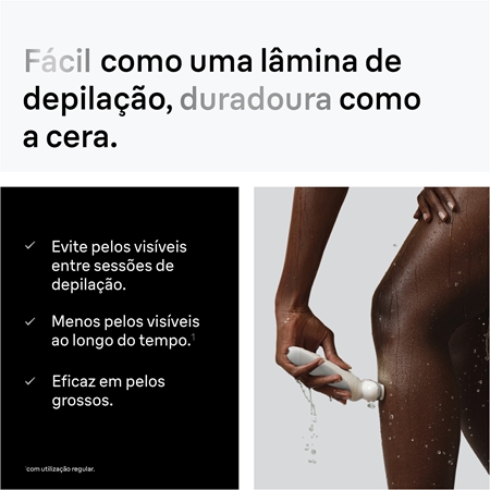 Braun Silk-épil 9 9-030 depiladora com cabeça totalmente flexível para depilação a seco e a molhado