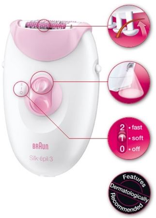 Braun Silk-épil 3 3380 Epilator