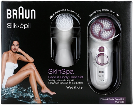 Braun Silk épil 7  909 Skin Spa W&D eksfoliacijski set