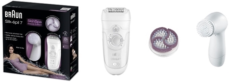 Braun Silk épil 7 7-929 SkinSPA епілятор з пілінг насадкою та щіткою для обличчя