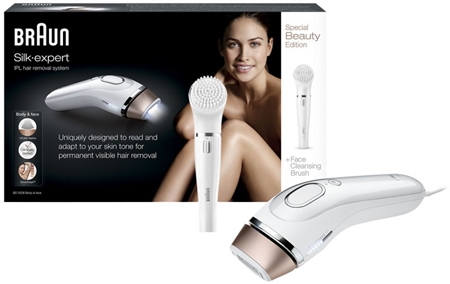 Braun Silk Expert IPL BD 5008 IPL Face and Body Epilator + Face Cleansing Brush