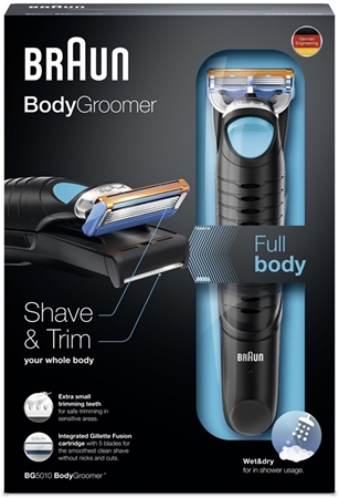 Braun Body Groomer BG5010 cortapelos y máquina de afeitar