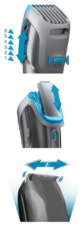 Braun CruZer 6 Beard&Head zastřihovač vlasů a vousů