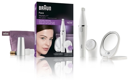Braun Face SE800 epilátor a čisticí kartáček na obličej