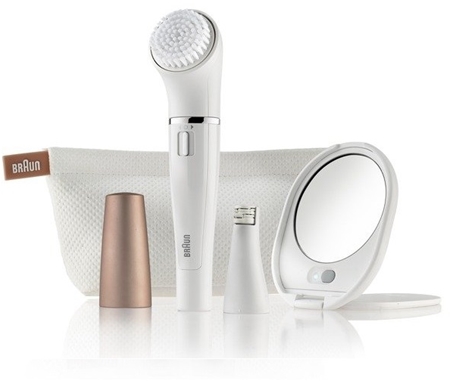 Braun Face  831 depilator z nasadką oczyszczającą do twarzy