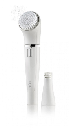 Braun Face  831 depilator z nasadką oczyszczającą do twarzy