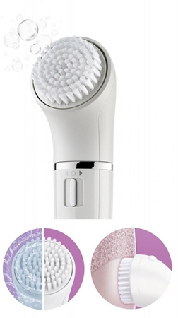 Braun Face  831 depilator z nasadką oczyszczającą do twarzy